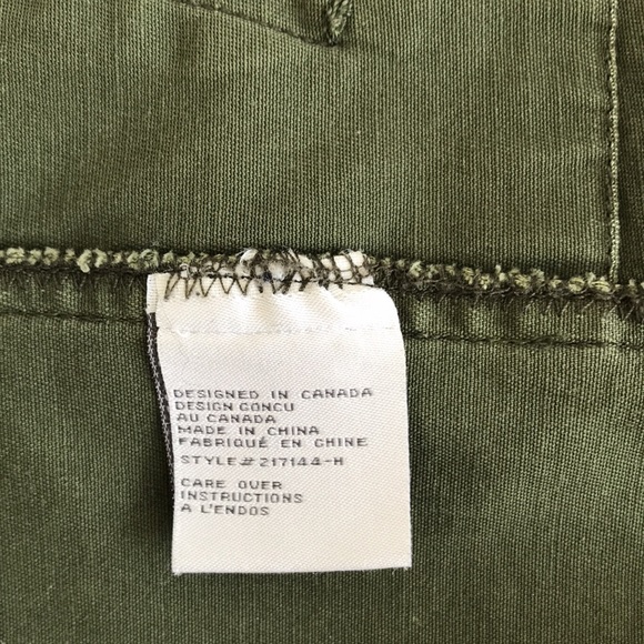 Kersh Jackets & Coats Kersh Military Style Utility Jacket Olive